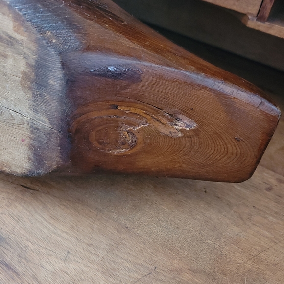 Rustic Cabin Wooden Duck Carved Bird Cabincore Shelf Decor Made in Canada - Picture 11 of 13